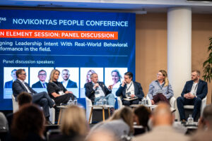 OJ Crew Group CEO Artur Trus at Novikontas People Conference panel