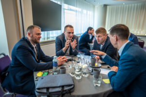 OJ Crew Group CEO Artur Trus at Novikontas event