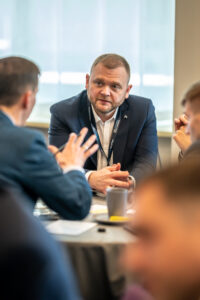 OJ Crew Group CEO Artur Trus at Novikontas event